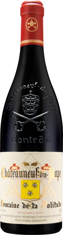 Domaine de la Solitude Chateauneuf-du-Pape 2017 Front Bottle Shot