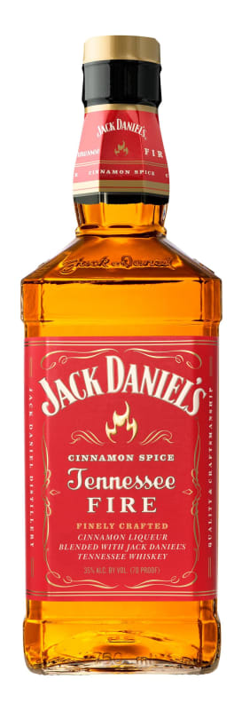 Jack Daniel's Tennessee Fire Whiskey Front Bottle Shot