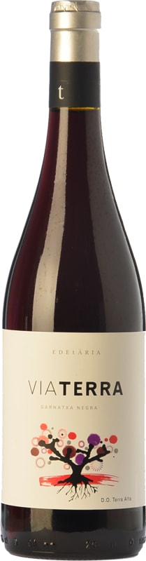 Bodegas Edetaria Via Terra Negra Garnatxa 2021 Front Bottle Shot