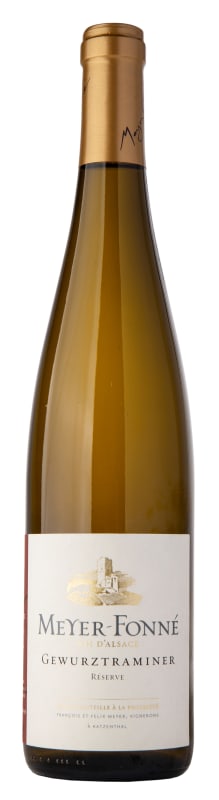 Meyer-Fonne Reserve Gewurztraminer 2024 Front Bottle Shot