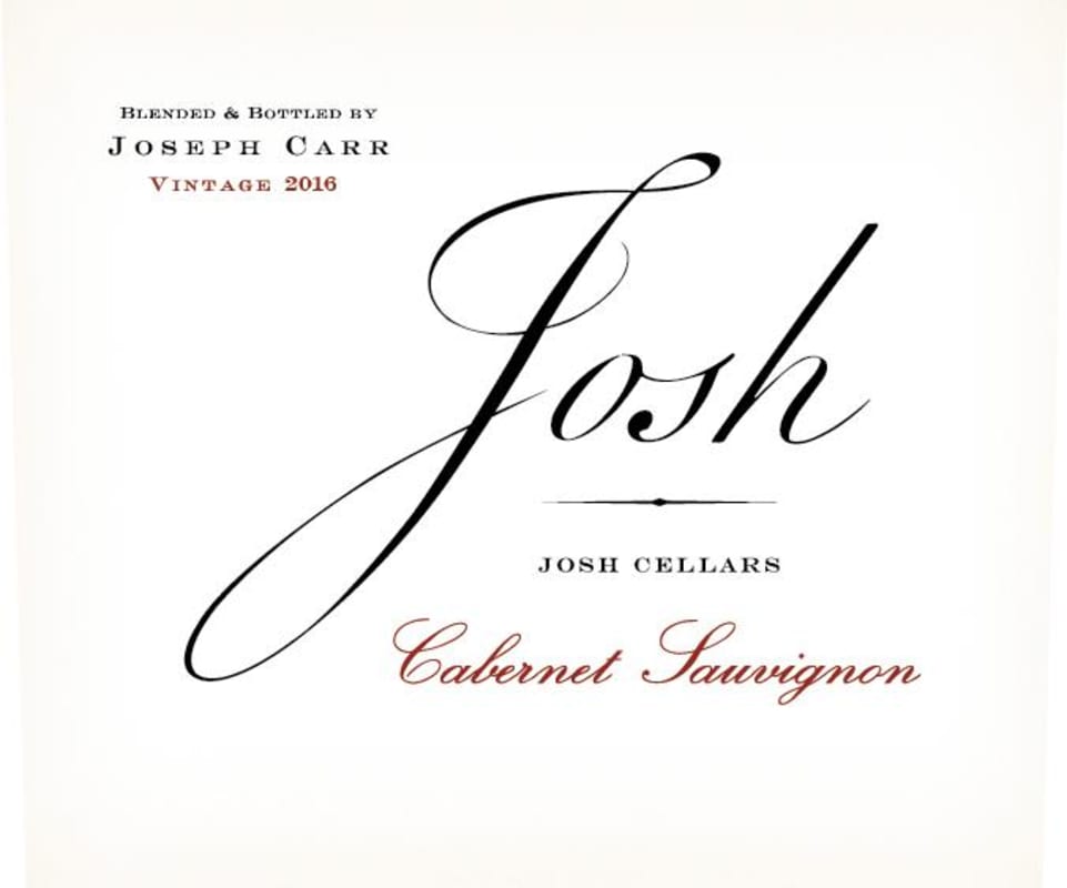 Josh Cellars Joseph Carr Cabernet Sauvignon 2016 Front Label