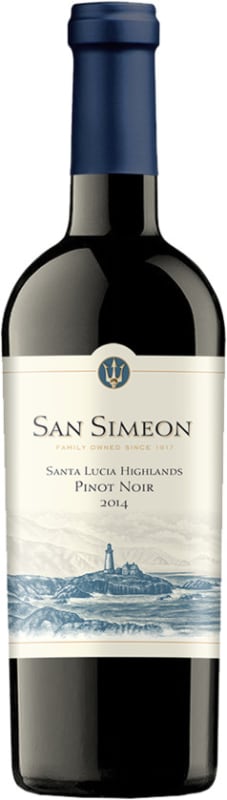 San Simeon Pinot Noir 2014 Front Bottle Shot
