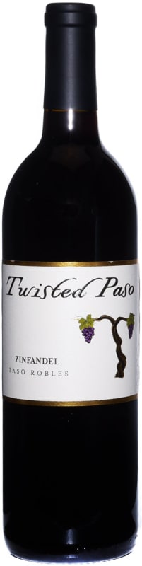 Calcareous Vineyard Twisted Paso Zinfandel 2015 Front Bottle Shot