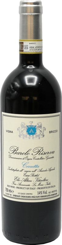 Elio Altare Barolo Cerretta Vigna Bricco Riserva 2018 Front Bottle Shot