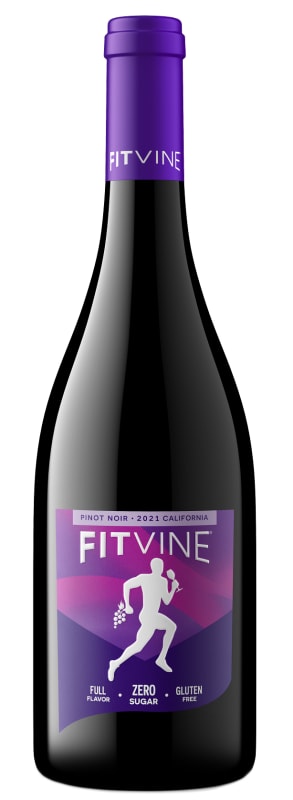 FitVine Pinot Noir 2021 Front Bottle Shot