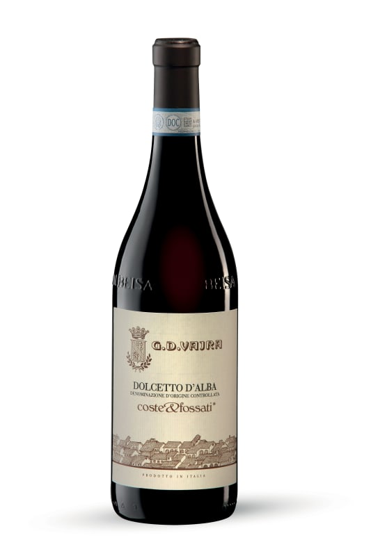 G.D. Vajra Dolcetto d'Alba Coste and Fossati 2018 Front Bottle Shot