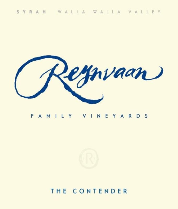 Reynvaan The Contender Syrah 2008 Front Label