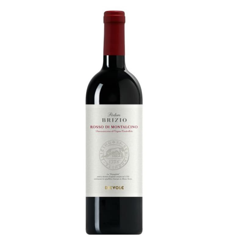 Podere Brizio Rosso di Montalcino 2016 Front Bottle Shot
