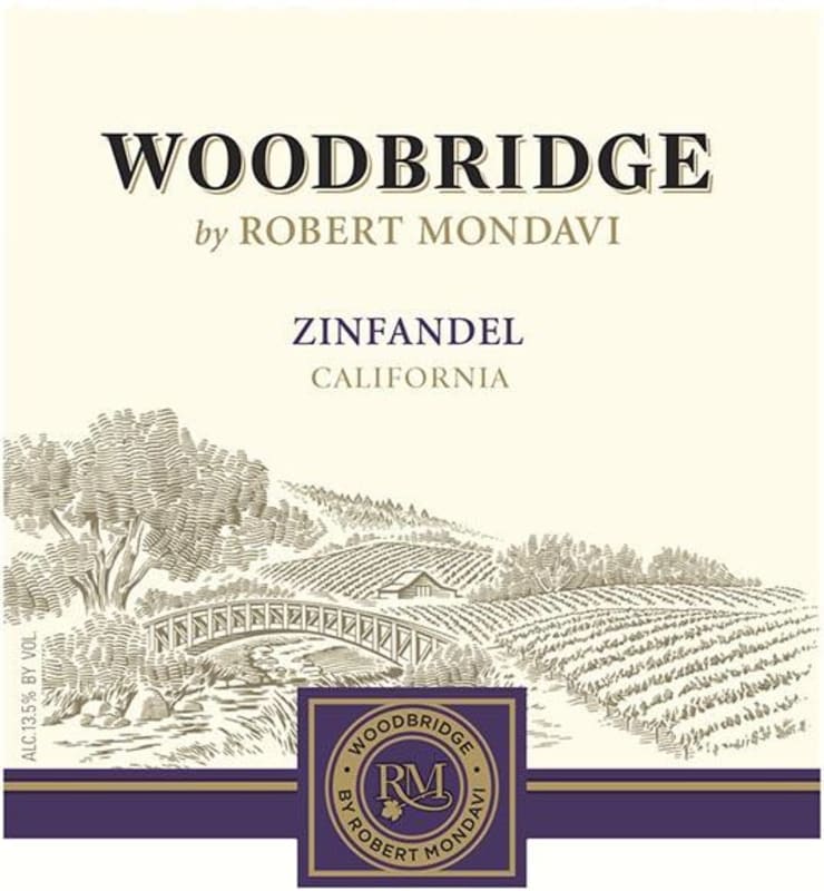 Woodbridge Zinfandel 2015 Front Label