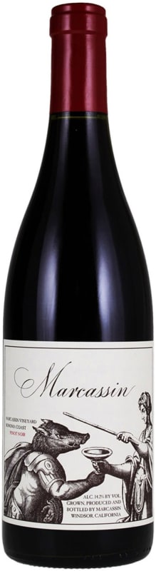Marcassin Marcassin Vineyard Pinot Noir (slightly torn label) 2007 Front Bottle Shot