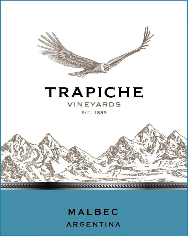 Trapiche Malbec 2017 Front Label