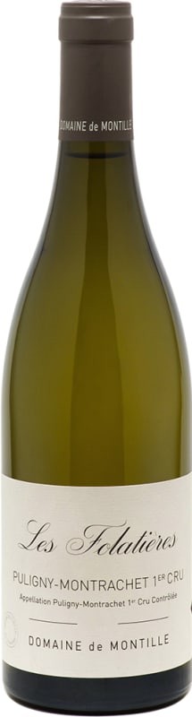 Domaine de Montille Puligny-Montrachet Les Folatieres Premier Cru 2022 Front Bottle Shot
