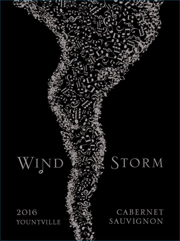 Windstorm Cabernet Sauvignon 2016 Front Label