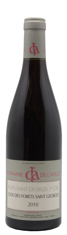 Domaine de l'Arlot Nuits Saint Georges Clos des Forets Saint Georges Premier Cru 2010 Front Bottle Shot