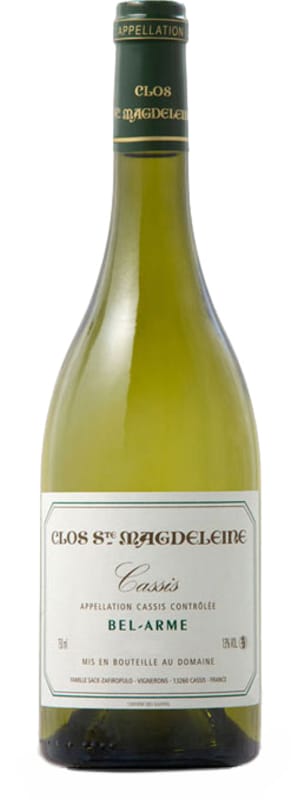 Clos Sainte Magdeleine Cassis Blanc Bel-Arme 2020 Front Bottle Shot