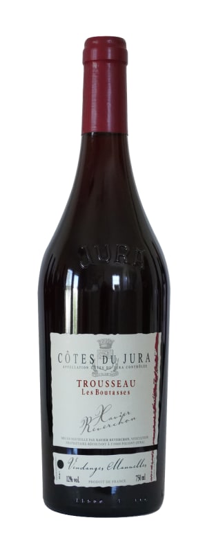 Xavier Reverchon Cotes du Jura Trousseau Les Boutasses 2019 Front Bottle Shot