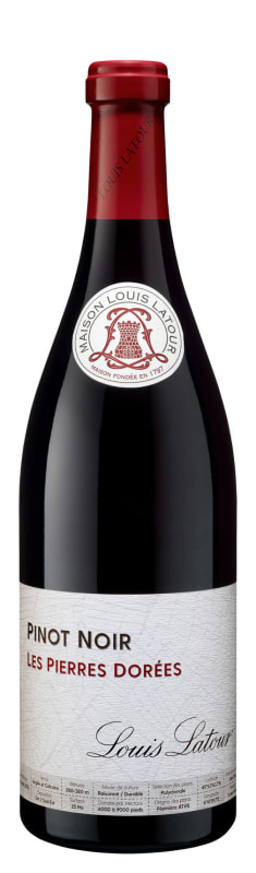 Louis Latour Les Pierres Dorees Pinot Noir 2016 Front Bottle Shot