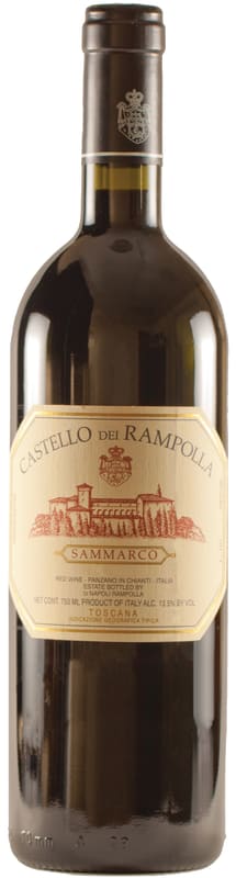 Castello dei Rampolla Sammarco 2010 Front Bottle Shot