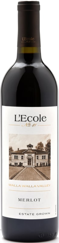 L'Ecole 41 Walla Walla Valley Estate Merlot 2012 Front Bottle Shot