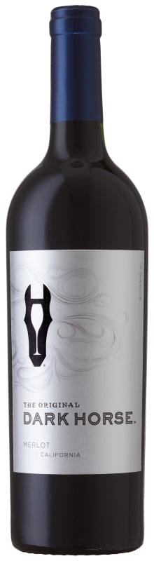 Dark Horse Merlot 2016 Front Bottle Shot