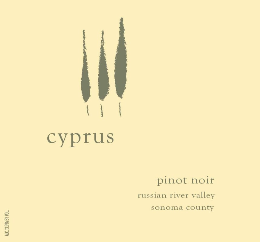 Cyprus Pinot Noir 2016 Front Label