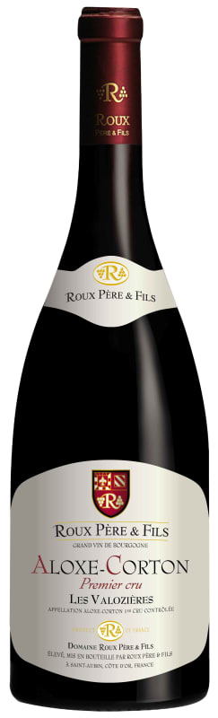 Domaine Roux Pere & Fils Aloxe-Corton Les Valozieres Premier Cru 2021 Front Bottle Shot