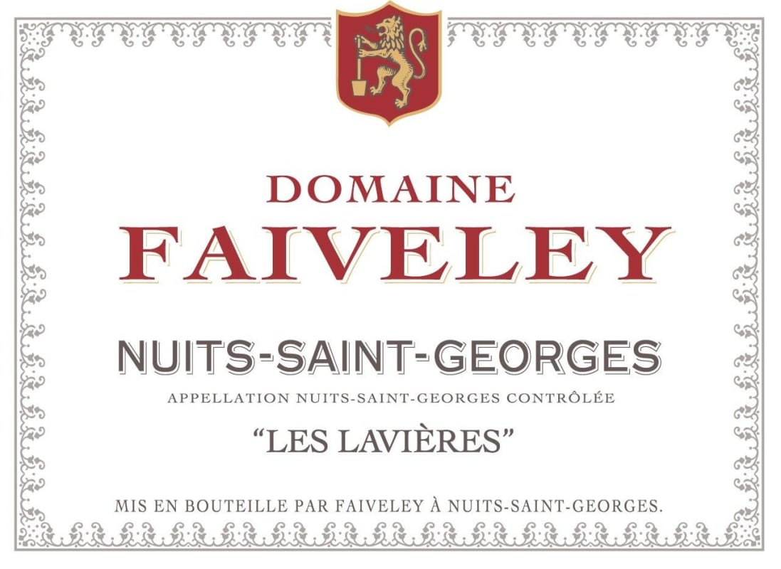 Faiveley Nuits-Saint-Georges Les Lavieres 2012 Front Label