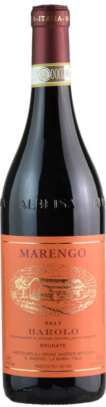 M. Marengo Barolo Brunate 2017 Front Bottle Shot