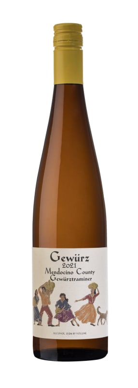 Alexander Valley Vineyards Gewurztraminer 2021 Front Bottle Shot
