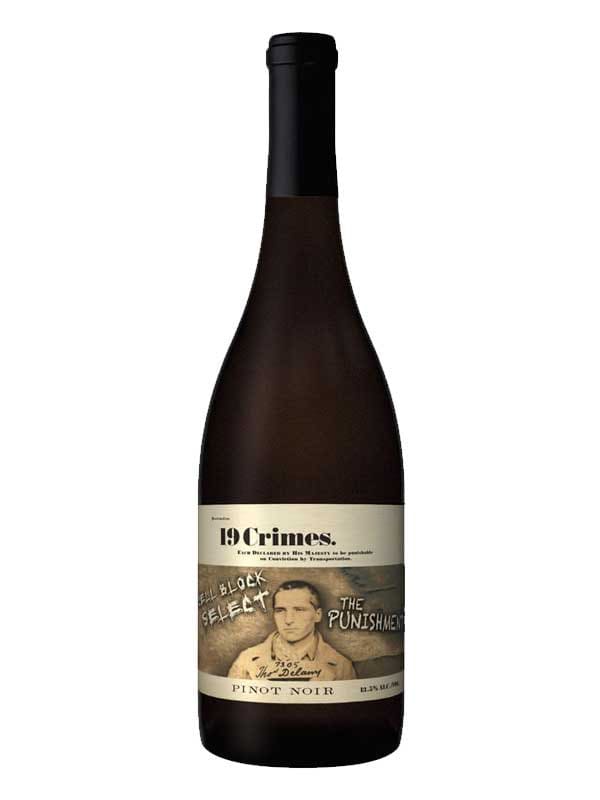 19 Crimes The Punishment Pinot Noir 2016 Front Bottle Shot