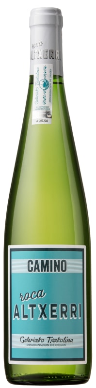 Camino Roca Altxerri Txakoli 2023 Front Bottle Shot