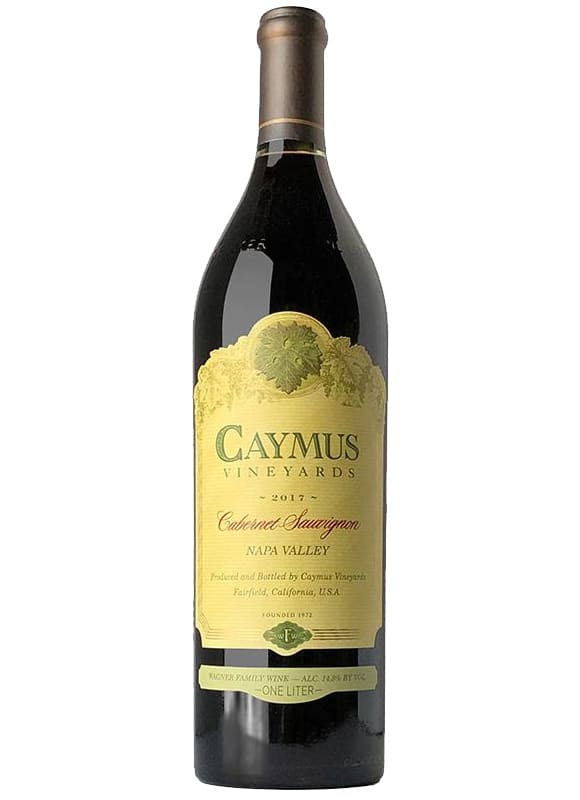 Caymus Napa Valley Cabernet Sauvignon (1 Liter Bottle) 2017 Front Bottle Shot