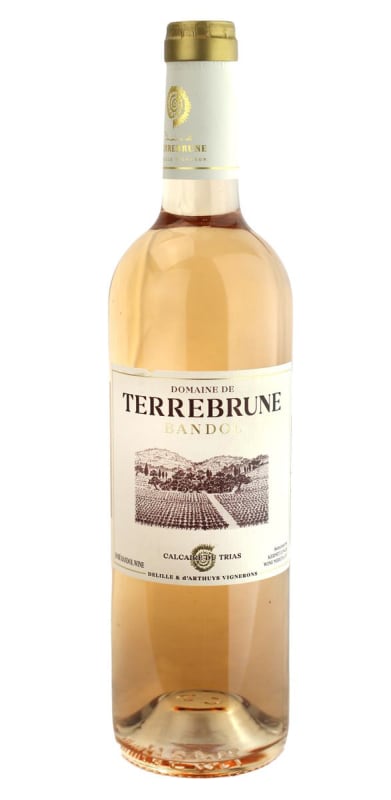 Domaine de Terrebrune Bandol Rose 2021 Front Bottle Shot
