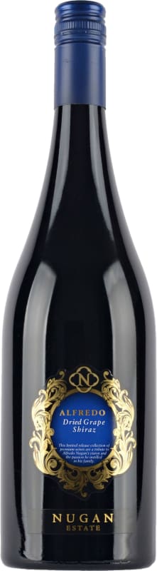 Nugan Estate Alfredo Dried Grape Shiraz 2016 Front Bottle Shot