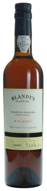 Blandy's Madeira Colheita Malmsey Single Harvest (500ML) 1988 Front Bottle Shot