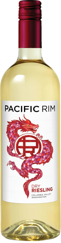 Pacific Rim Dry Riesling 2021 Front Bottle Shot