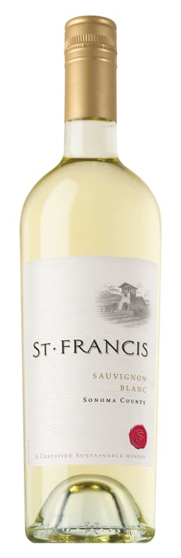 St. Francis Sonoma County Sauvignon Blanc 2018 Front Bottle Shot