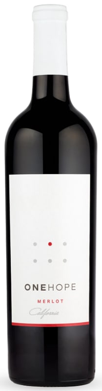 ONEHOPE California Merlot 2014 Front Bottle Shot