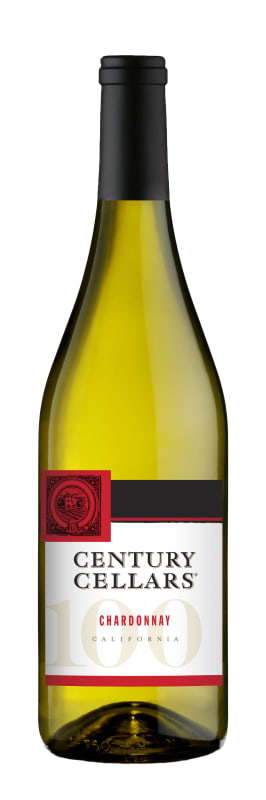 Century Cellars Chardonnay 2018 Front Bottle Shot