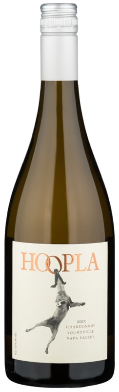 Hoopla Chardonnay 2015 Front Bottle Shot