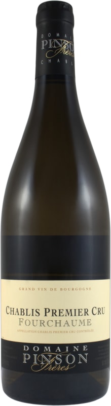 Domaine Pinson Freres Chablis Fourchaume Premier Cru 2022 Front Bottle Shot