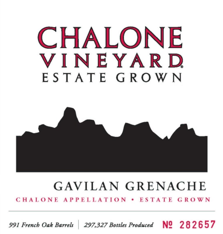 Chalone Gavilan Grenache 2013 Front Label