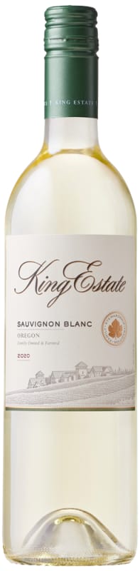 King Estate Sauvignon Blanc 2020 Front Bottle Shot