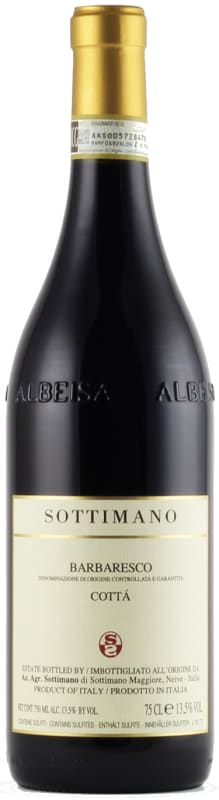 Sottimano Barbaresco Cotta 2016 Front Bottle Shot