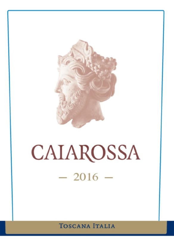 Caiarossa Rosso di Toscana 2016 Front Label