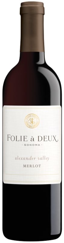 Folie a Deux Merlot 2018 Front Bottle Shot