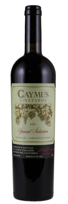 Caymus Special Selection Cabernet Sauvignon (3 Liter Bottle) 2003 Front Bottle Shot