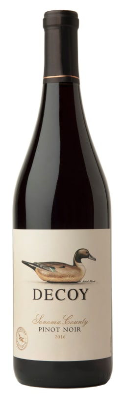 Decoy Sonoma County Pinot Noir 2016 Front Bottle Shot
