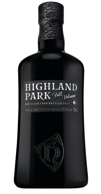 Highland Park Full Volume Single Malt Scotch Whisky 1999 Front Bottle Shot