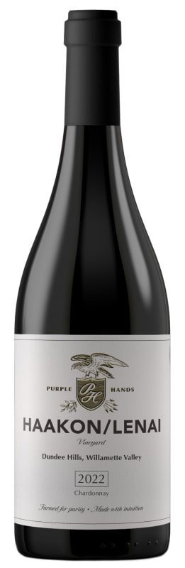 Purple Hands Haakon/Lenai Vineyard Chardonnay 2022 Front Bottle Shot